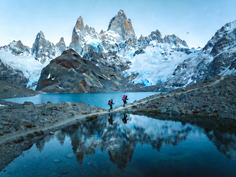 巴塔哥尼亚百内国家公园W线徒步，角峰与湖泊